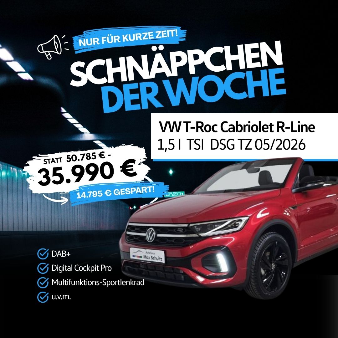 VW T-Roc Cabriolet R-Line 1.5 l TSI DSG